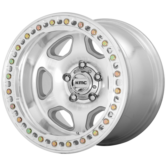 KMC KM233 HEx 17x9 -38 5x127/5x5.0 Machined