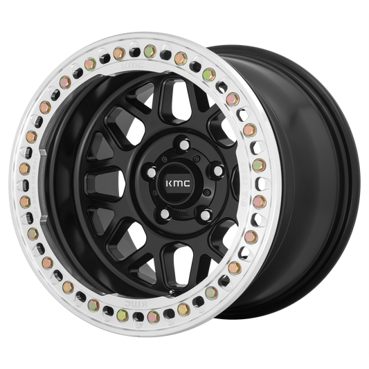 KMC KM235 GRENADE CRAWL 17X9 -38 BLANK/BLANK Satin Black