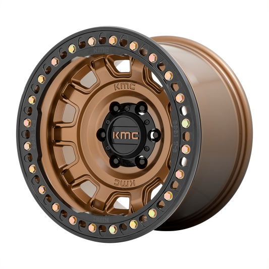 KMC KM236 TANK BEADLOCK 17X9 -38 5X127/5X5.0 Matte Bronze