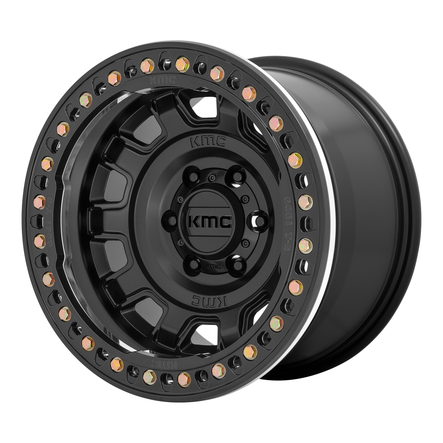 KMC KM236 TANK BEADLOCK 17X9 -38 8X170/8X6.7 Satin Black