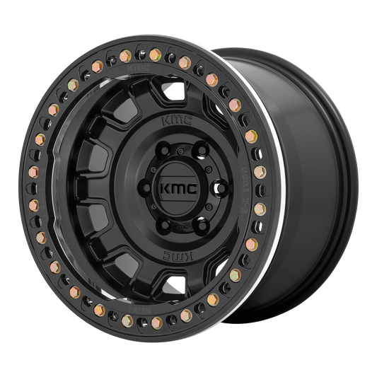 KMC KM236 TANK BEADLOCK 17X9 -38 8X170/8X6.7 Satin Black