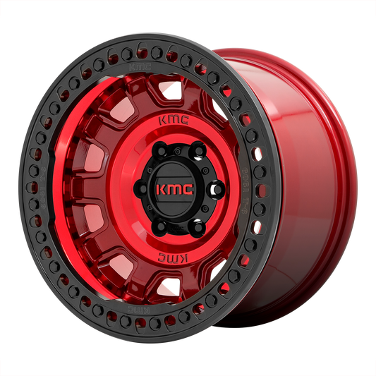 KMC KM236 TANK BEADLOCK 17X9 -38 5X127/5X5.0 Candy Red