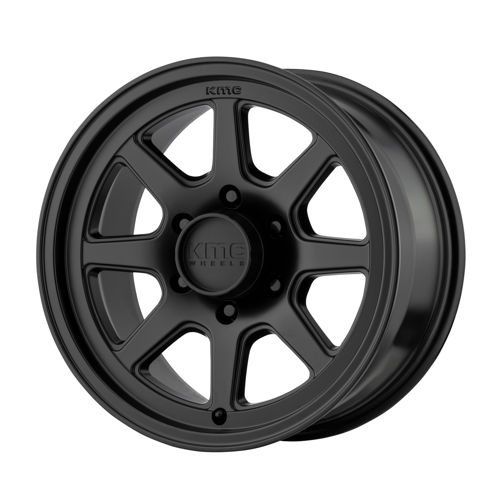 KMC KM301 TURBINE 16X8 0 6X139.7/6X5.5 Satin Black