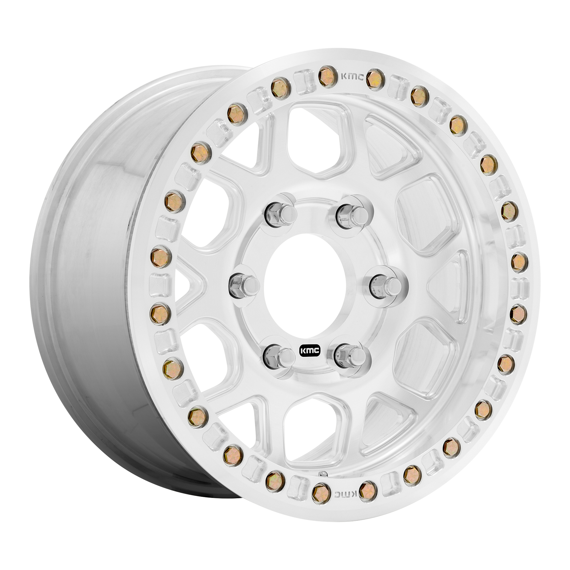 KMC KM444 BEADLOCK 17X9 0 6X165.1/6X6.5 RAW MACHINED