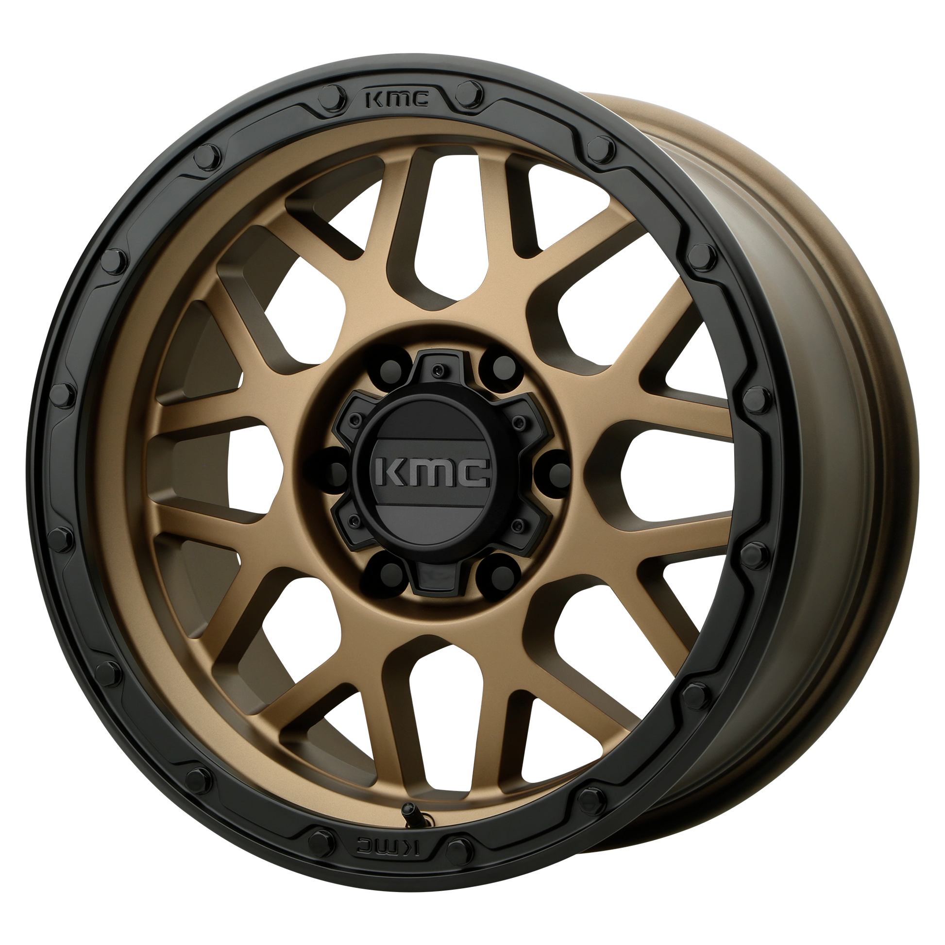 KMC KM535 GRENADE OFF-ROAD 16x8 -6 6x139.7/6x5.5 Matte Bronze Matte Black Lip
