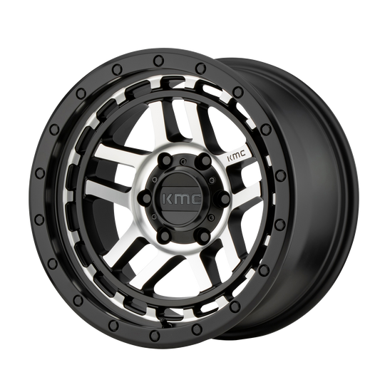 KMC KM540 RECON 18X8.5 0 5X127/5X5.0 Satin Black Machined