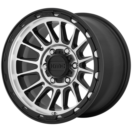 KMC KM542 IMPACT 17X9 -12 6X139.7/6X5.5 Satin Black Machined