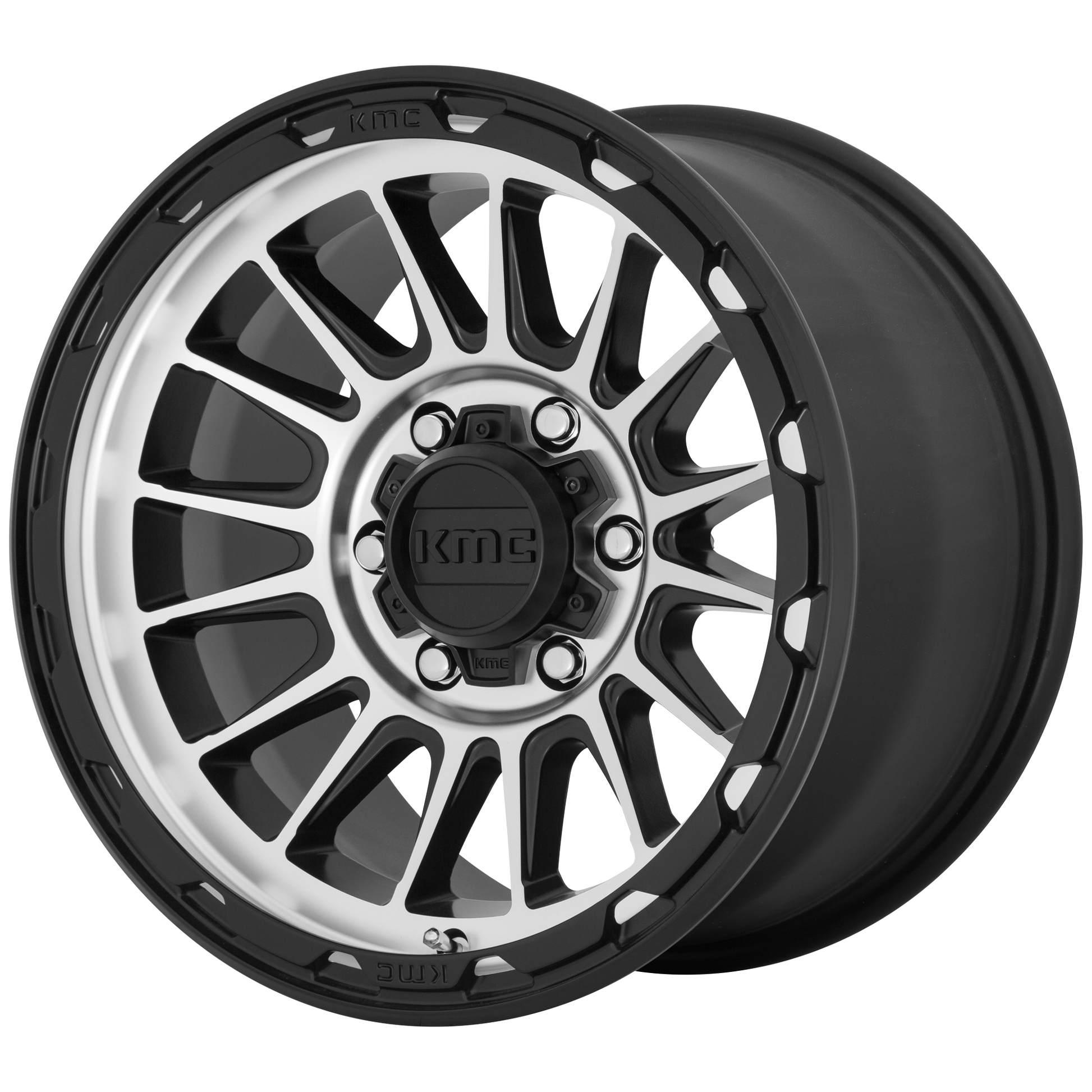 KMC KM542 IMPACT 18X9 0 5X127/5X5.0 Satin Black Machined