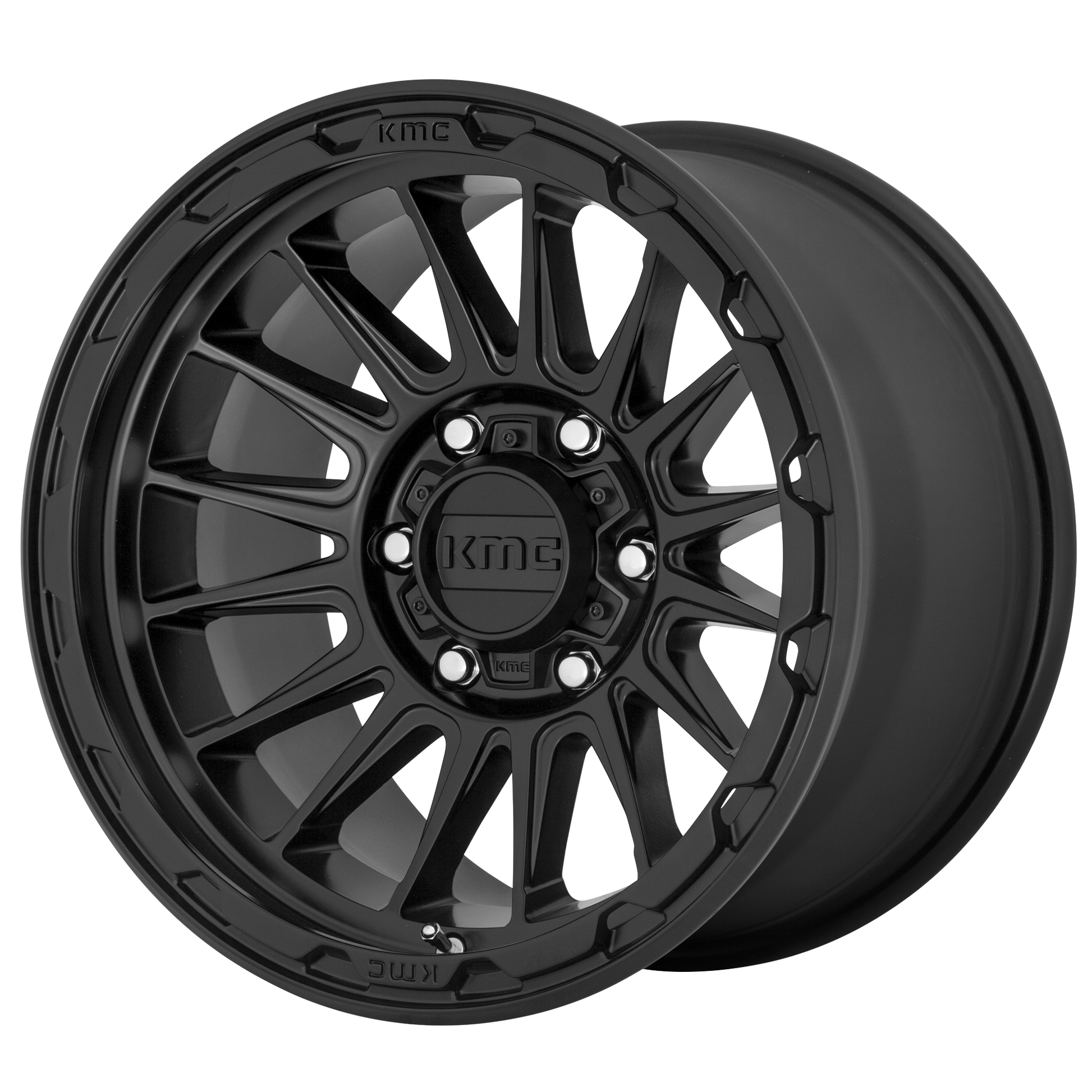 KMC KM542 IMPACT 17X8.5 0 8X180/8X7.1 Satin Black