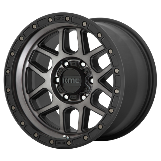 KMC KM544 MESA 20X9 0 6X135/6X5.3 Satin Black With Gray Tint