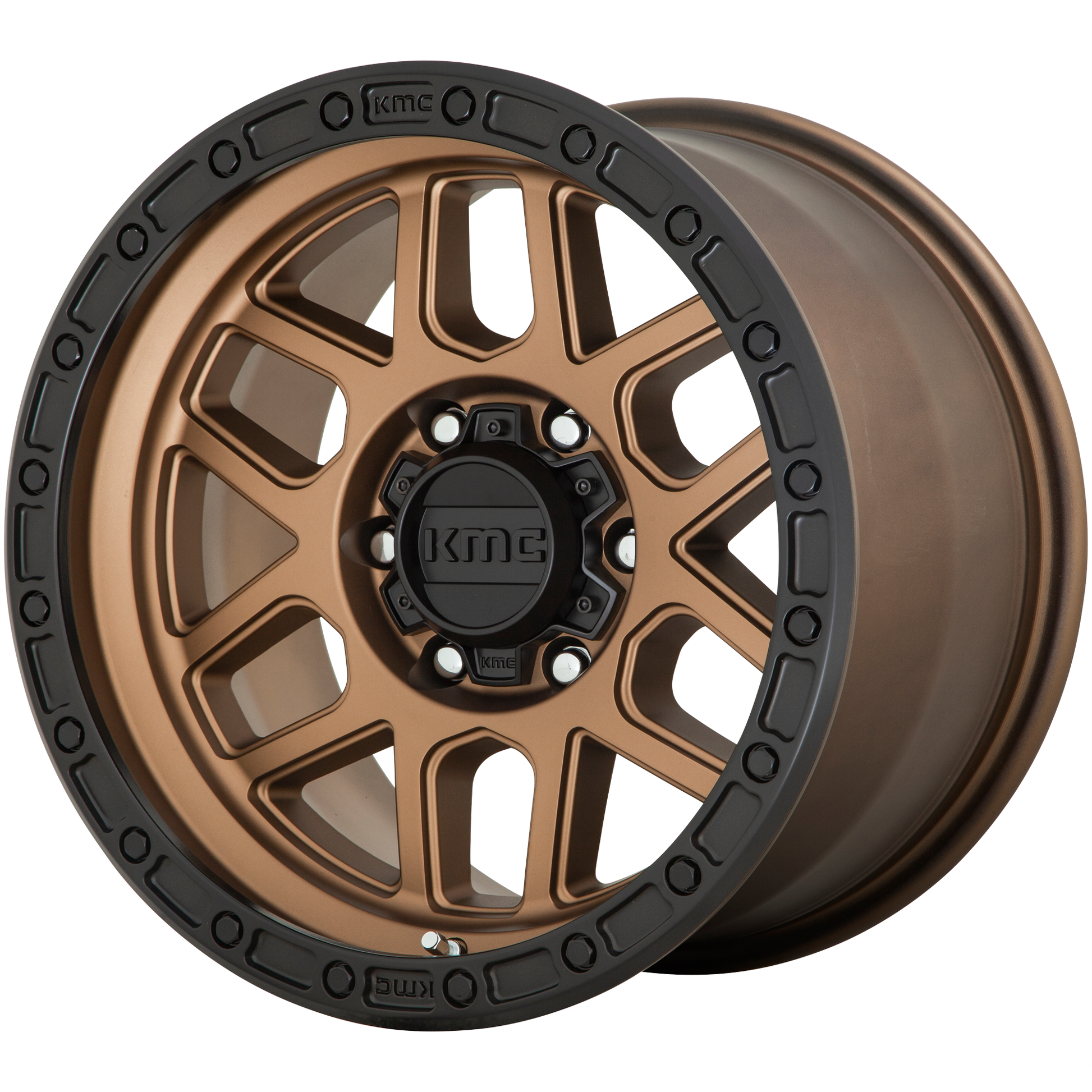 KMC KM544 MESA 18X9 18 6X114.3/6X4.5 Matte Bronze With Black Lip