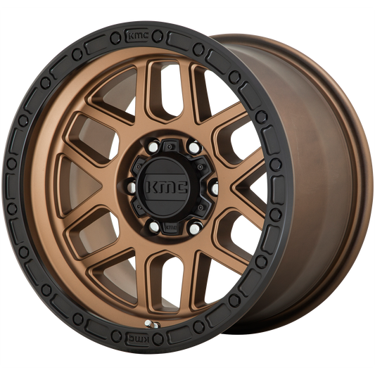 KMC KM544 MESA 18X9 18 8X165.1/8X6.5 Matte Bronze With Black Lip