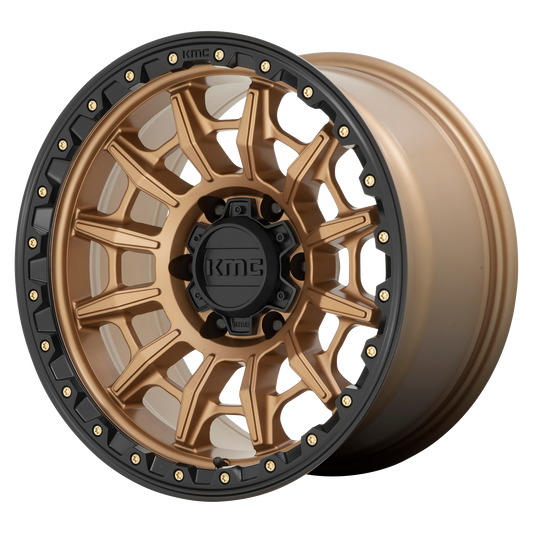 KMC KM547 CARNAGE 16X8 0 6X139.7/6X5.5 Matte Bronze With Black Lip