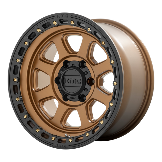 KMC KM548 CHASE 20X9 18 8X180/8X7.1 Matte Bronze With Black Lip