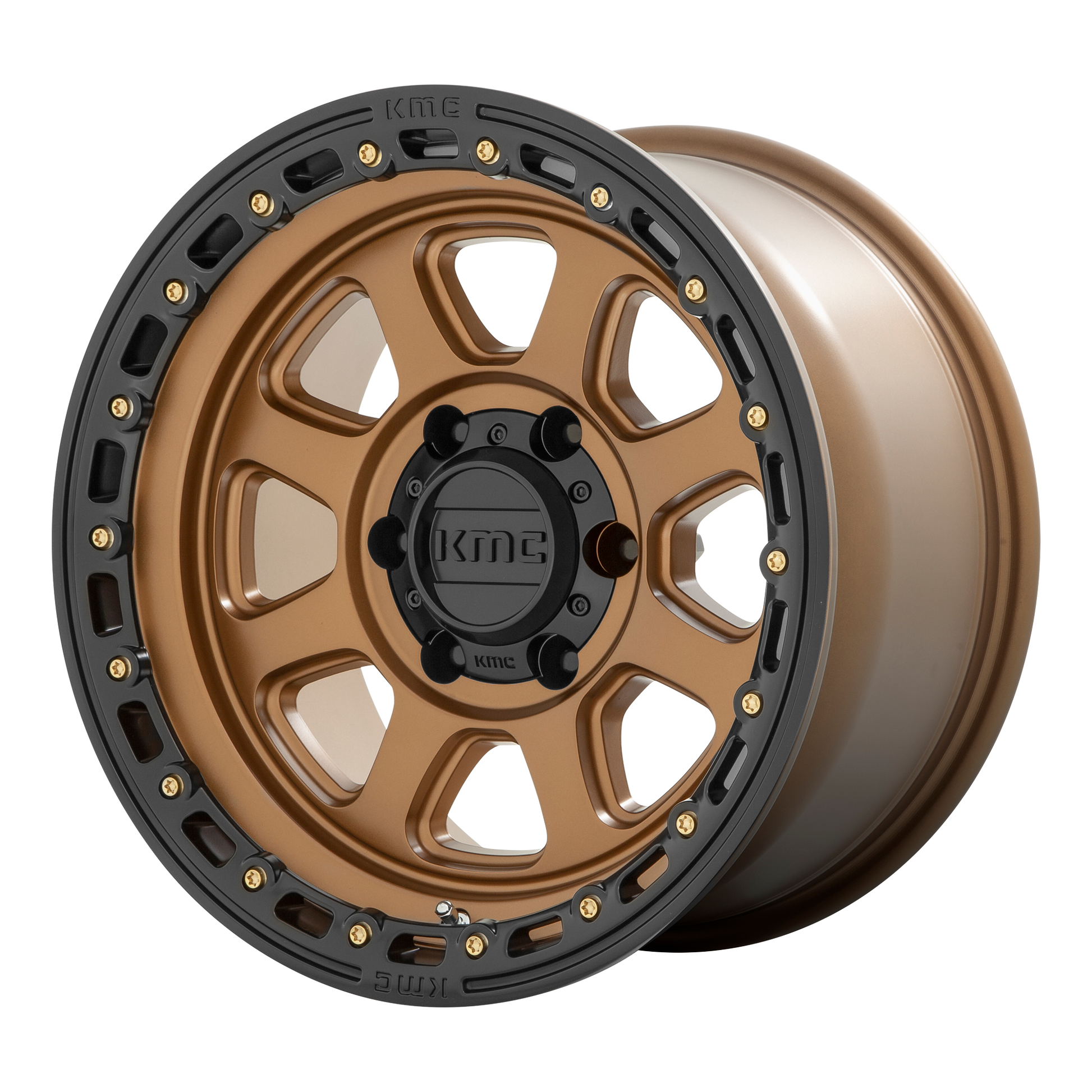 KMC KM548 CHASE 20X9 18 6X139.7/6X5.5 Matte Bronze With Black Lip