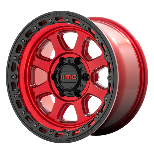 KMC KM548 CHASE 20X9 18 8X170/8X6.7 Candy Red With Black Lip