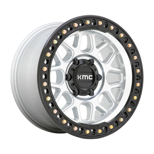 KMC KM549 GRS 20X9 0 8X170/8X6.7 Machined With Satin Black Lip