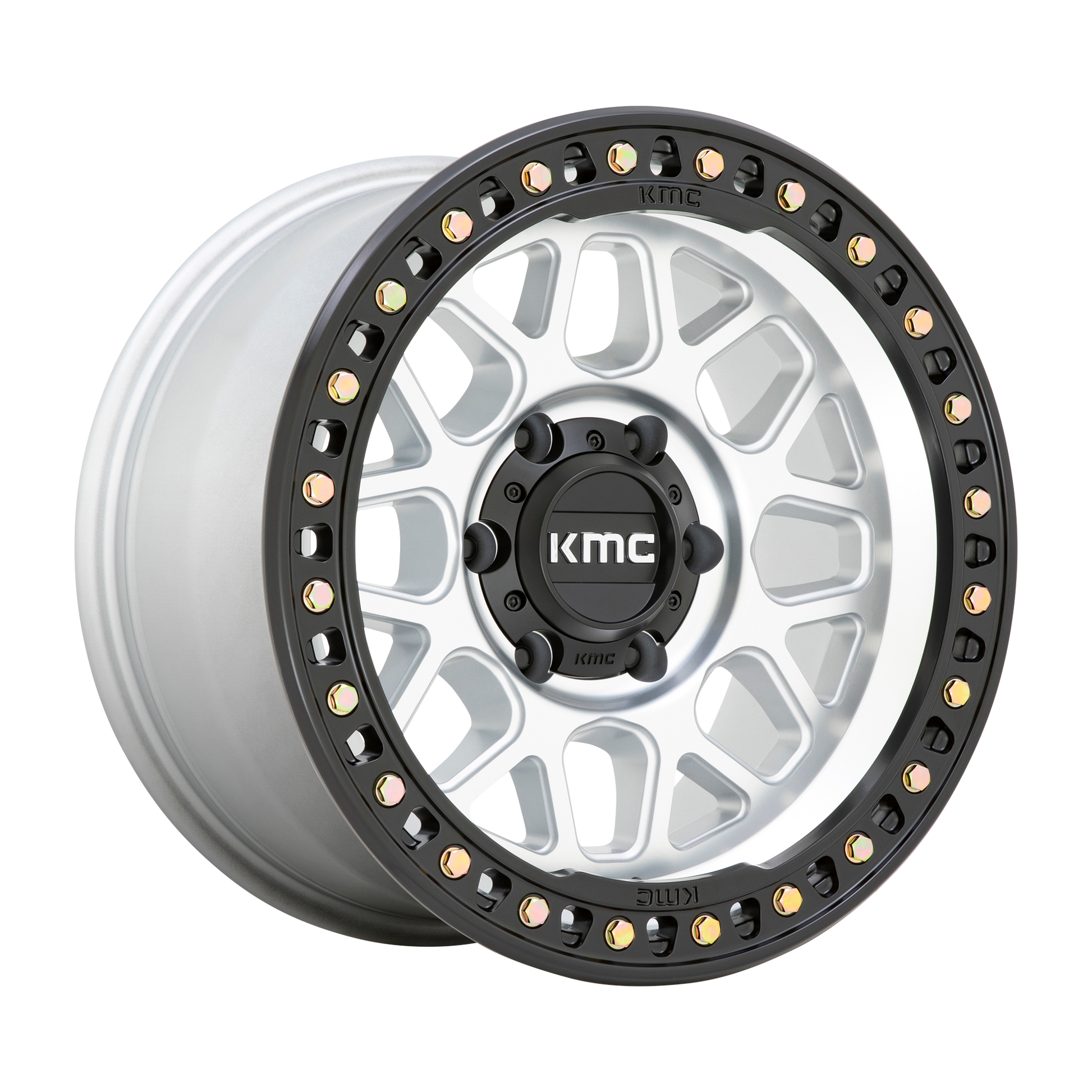 KMC KM549 GRS 18X9 18 8X165.1/8X6.5 Machined With Satin Black Lip