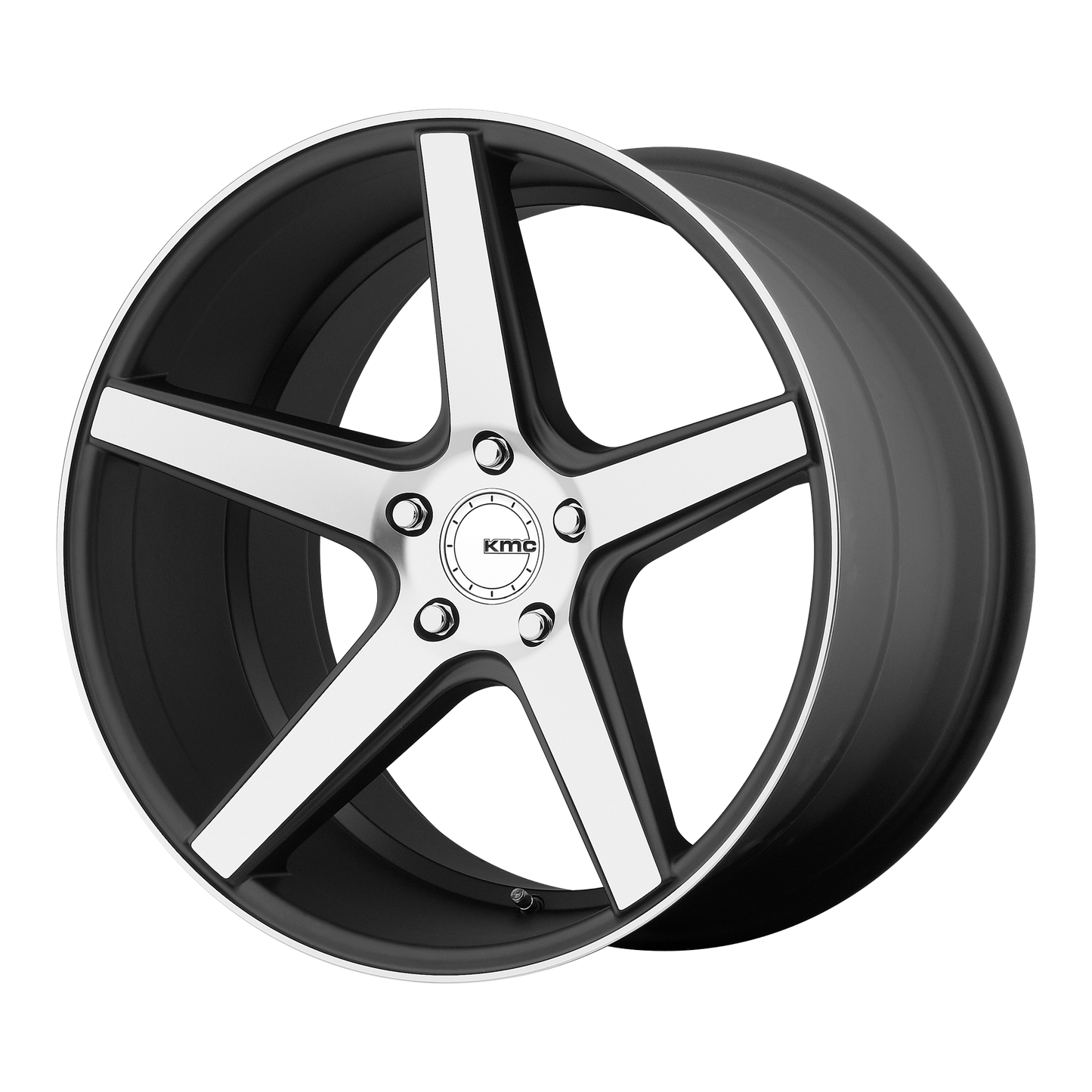 KMC KM685 DISTRICT 20X9 35 5X114.3/5X4.5 Satin Black Machined Face