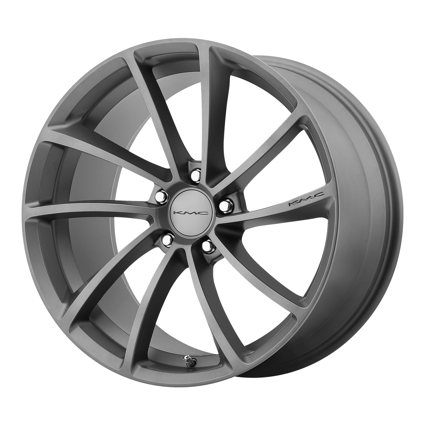 KMC KM691 SPIN 20X9 38 5X112/5X112 Gun Metal