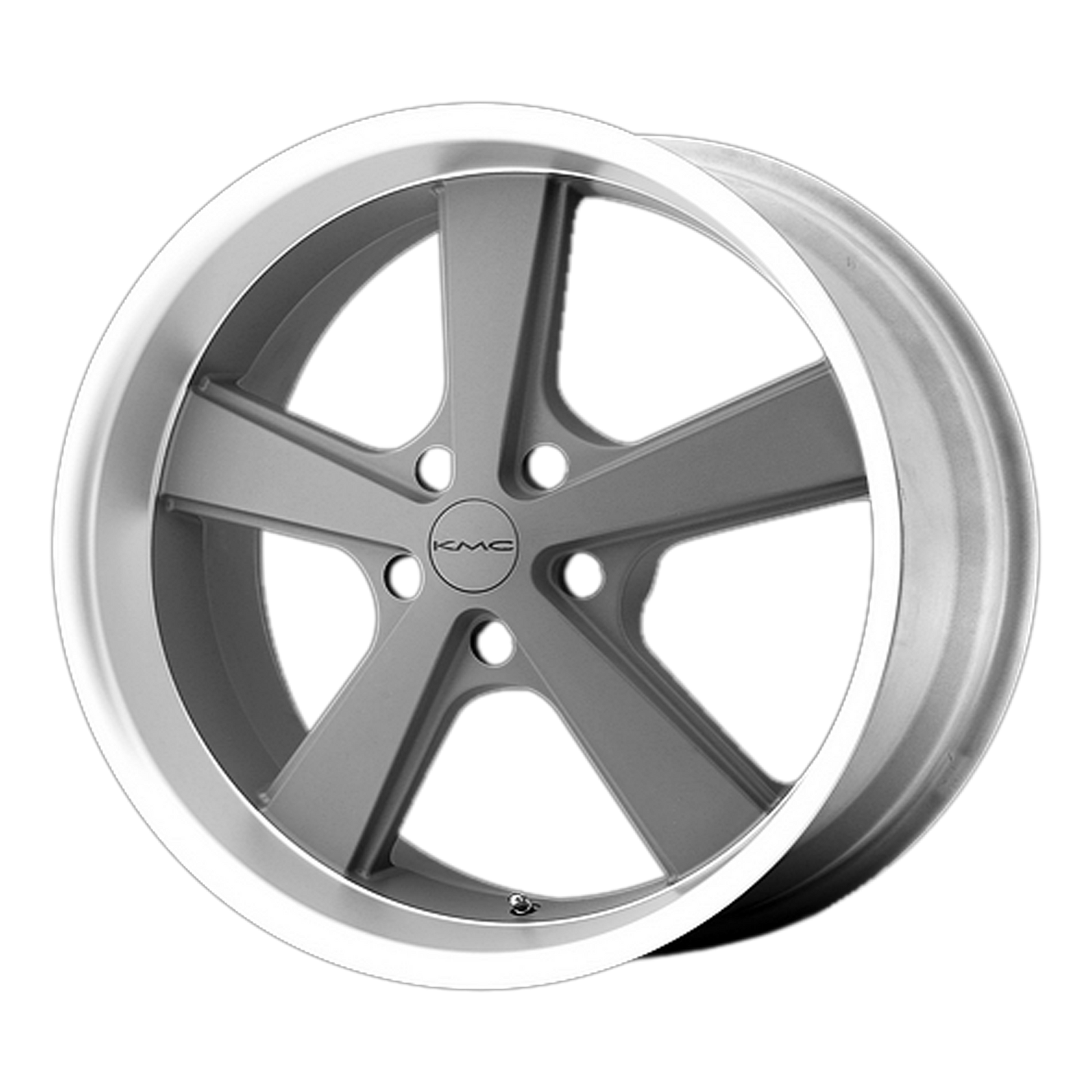 KMC KM701 NOVA 20X10 18 5X120.65/5X4.75 Mag Gray Machined