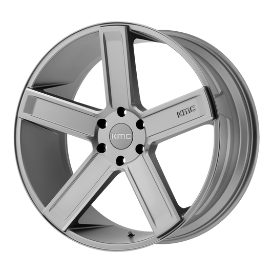 KMC KM702 DUECE 22X9 15 BLANK/BLANK Satin Gray Milled