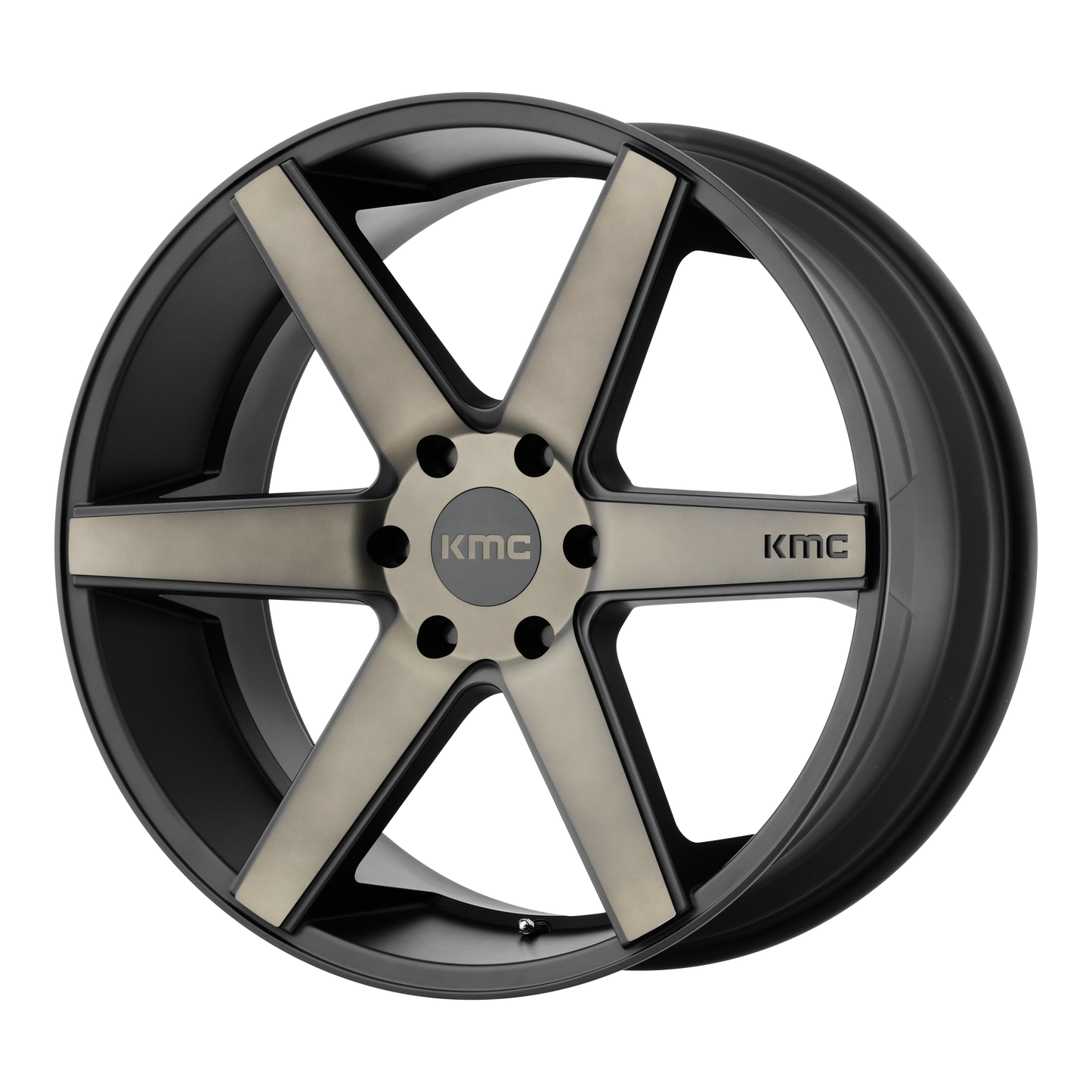 KMC KM704 DISTRICT TRUCK 22X9 15 6X139.7/6X5.5 Matte Black Dark Tint