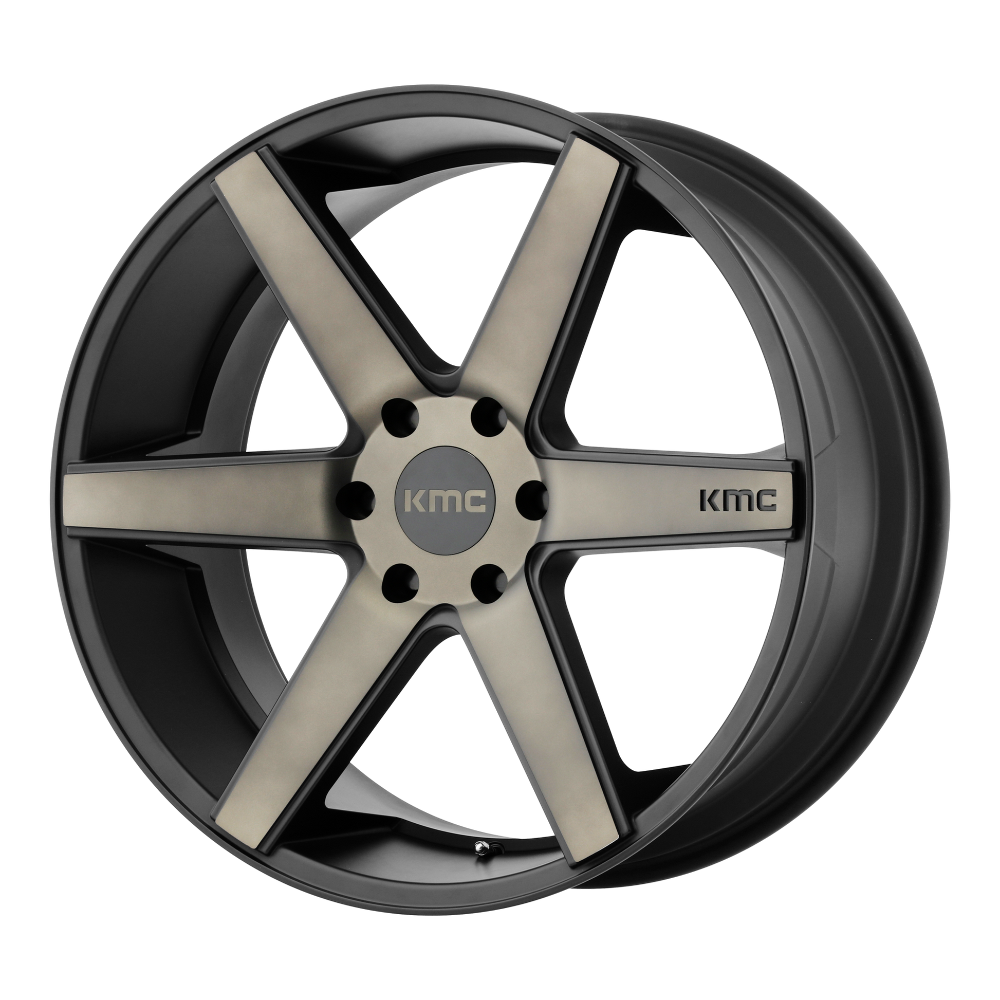 KMC KM704 DISTRICT TRUCK 20X8.5 38 6X135/6X5.3 Matte Black Dark Tint