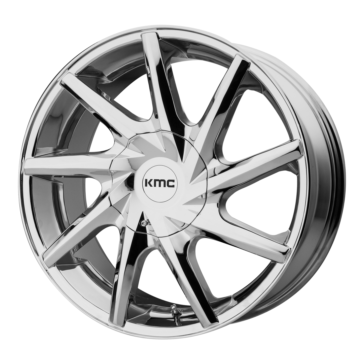 KMC KM705 BURST 24X9.5 30 BLANK/BLANK Chrome