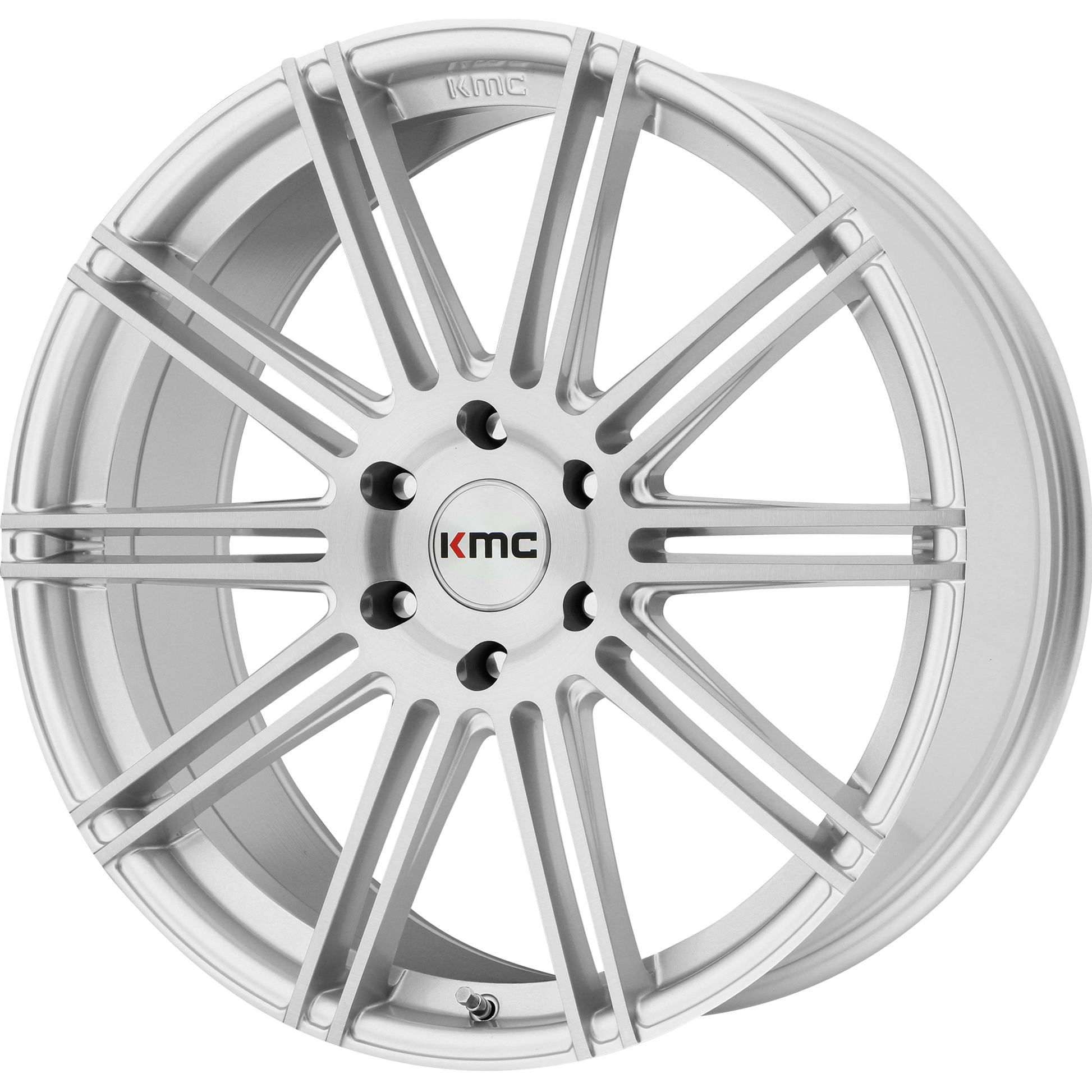 KMC KM707 CHANNEL 24X9.5 30 6X135/6X5.3 Brushed Silver