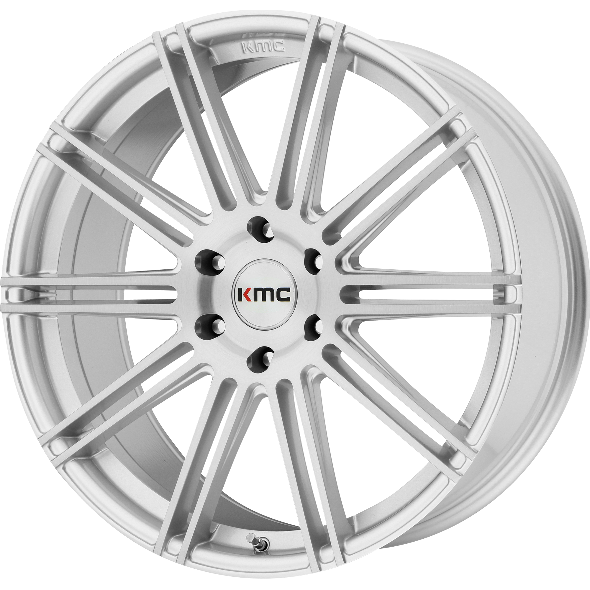 KMC KM707 CHANNEL 24X9.5 30 6X135/6X5.3 Brushed Silver