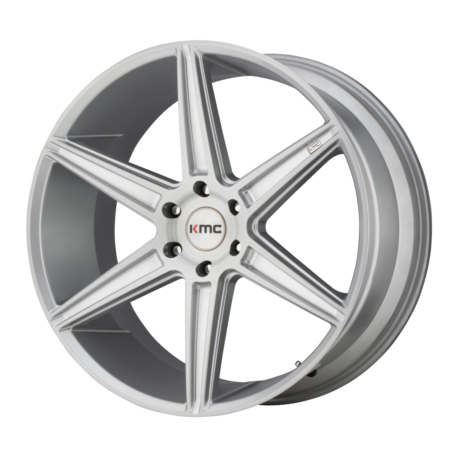 KMC KM712 PRISM TRUCK 24X10 30 6X139.7/6X5.5 Brushed Silver