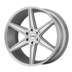 KMC KM712 PRISM TRUCK 24X10 30 6X139.7/6X5.5 Brushed Silver