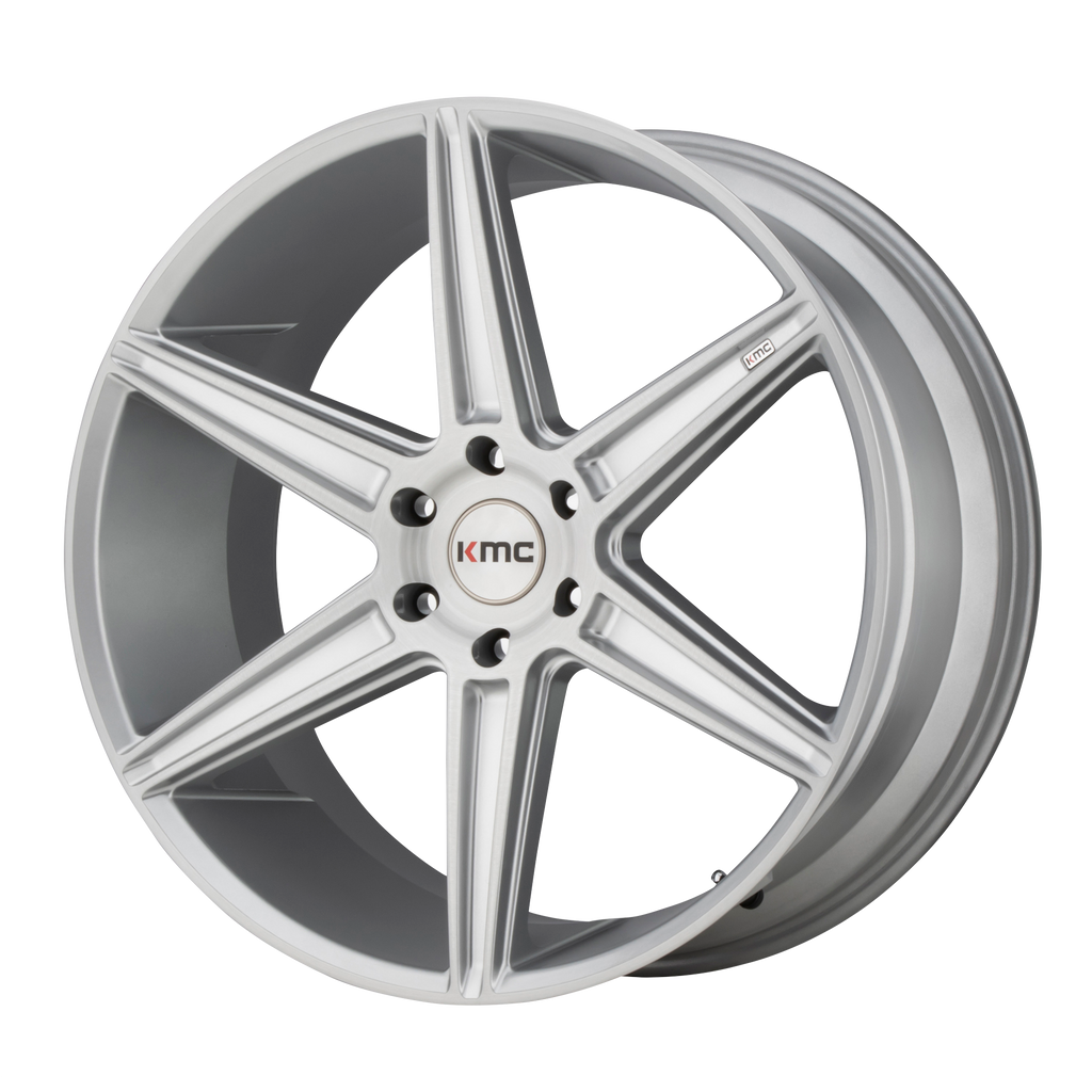 KMC KM712 PRISM TRUCK 24X10 30 6X135/6X5.3 Brushed Silver