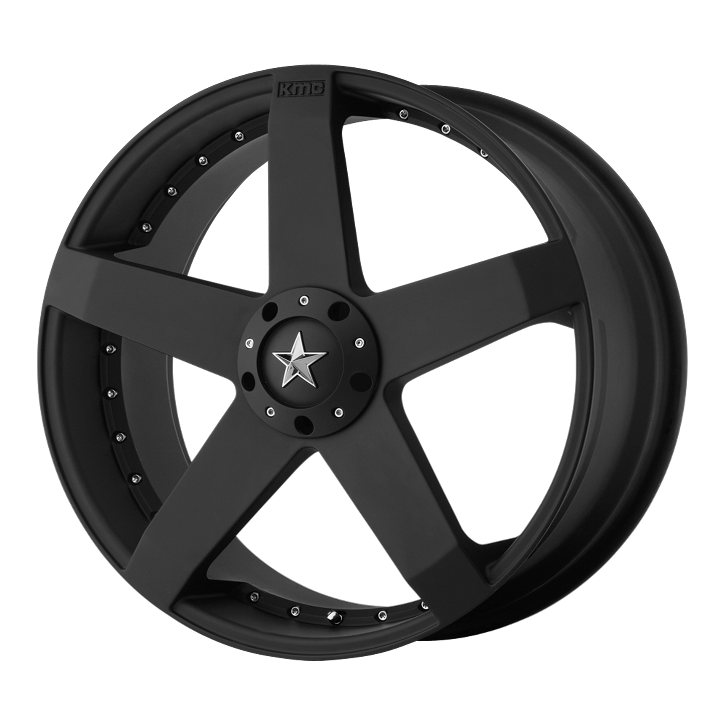 KMC KM775 ROCKSTAR CAR 20X8 42 5X100/5X114.3 MATTE BLACK