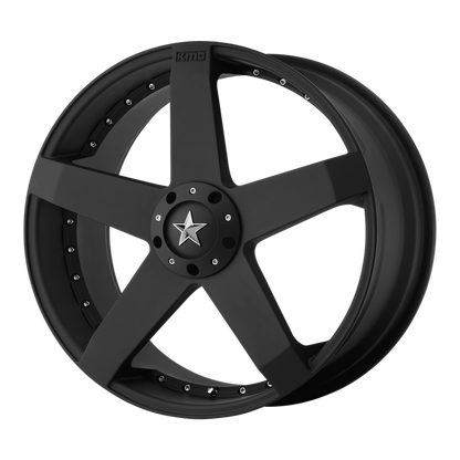 KMC KM775 ROCKSTAR CAR 20X8 42 5X100/5X114.3 MATTE BLACK