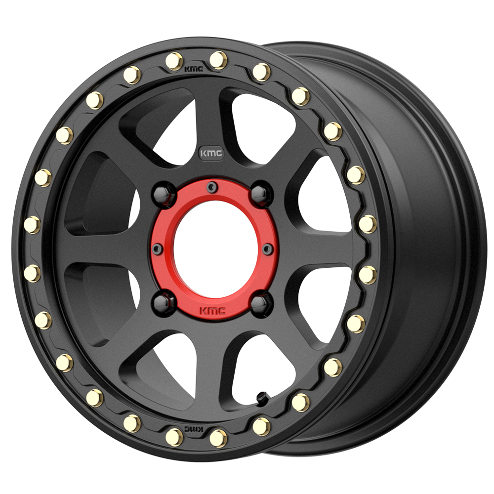 KMC Powersports KS234 ADDICT 2 BEADLOCK 15x6 38 4x137/4x137 Satin Black