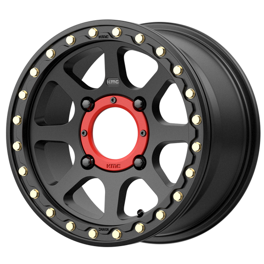 KMC Powersports KS234 ADDICT 2 BEADLOCK 15x6 38 4x156/4x156 Satin Black