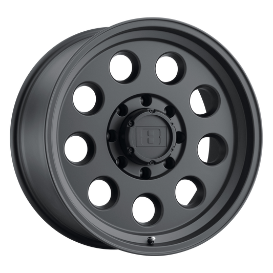 Level 8 HAULER 20X9 0 8X165.1/8X6.5 MATTE BLACK