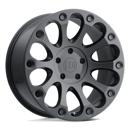 Level 8 IMPACT 16X8.5 12 6X127/6X5.0 MATTE BLACK