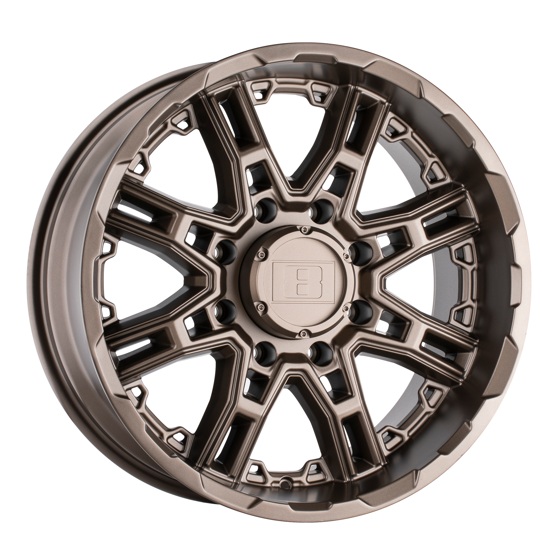 Level 8 SLINGSHOT 17X8.5 10 6X120 MATTE BRONZE