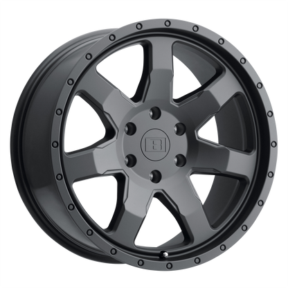 Level 8 SLAM 17X8.5 -24 5X135/5X135 MATTE BLACK