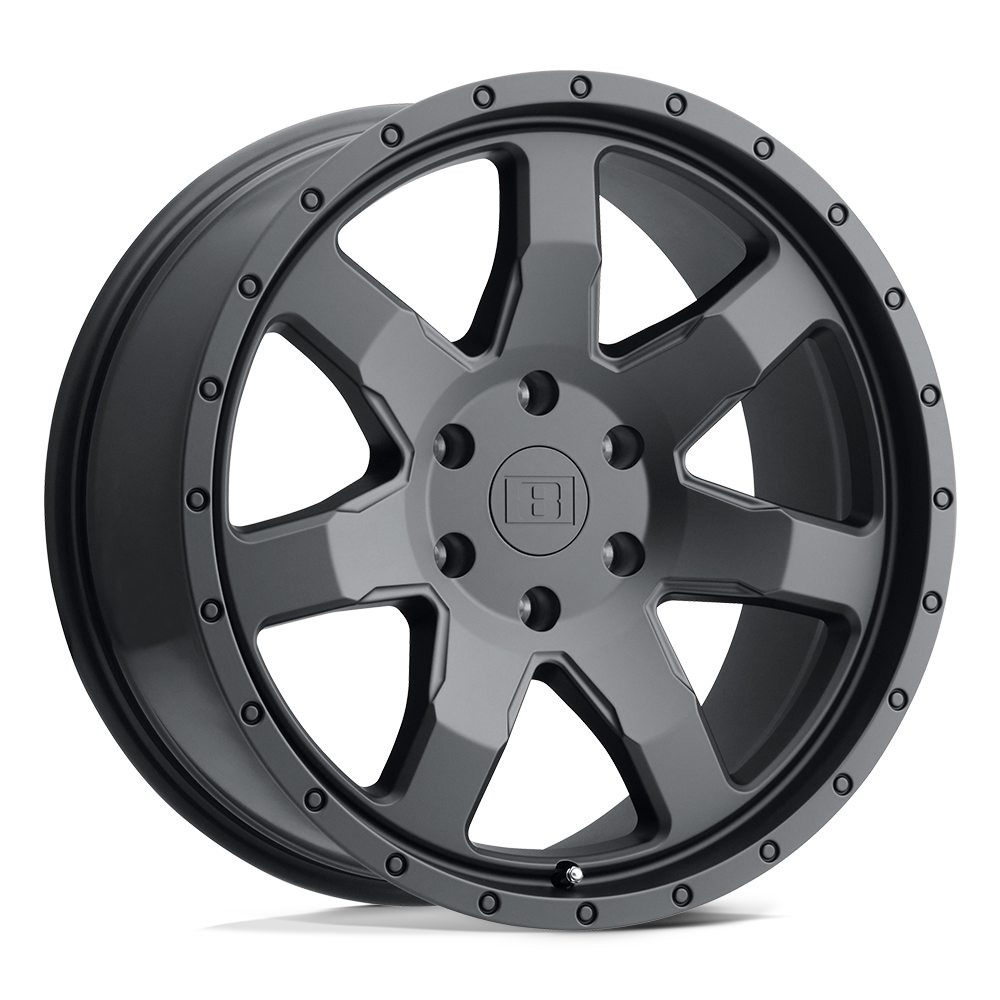 Level 8 SLAM 17X8.5 -24 5X135/5X135 MATTE BLACK