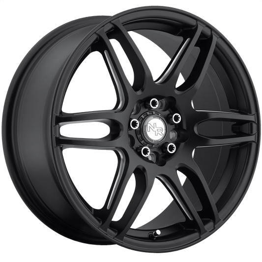 Niche 1PC M106 NR6 17X7.5 45 5X105/5X120/5X105/120 MATTE BLACK MILLED