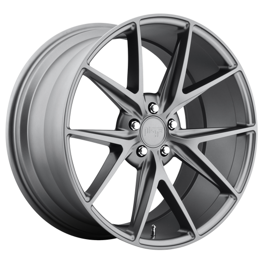 Niche 1PC M116 MISANO 20x10 40 5x114.3/5x4.5 MATTE GUN METAL