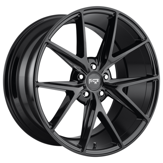 Niche 1PC M119 MISANO 20x10 40 5X120/5X4.72 GLOSS BLACK