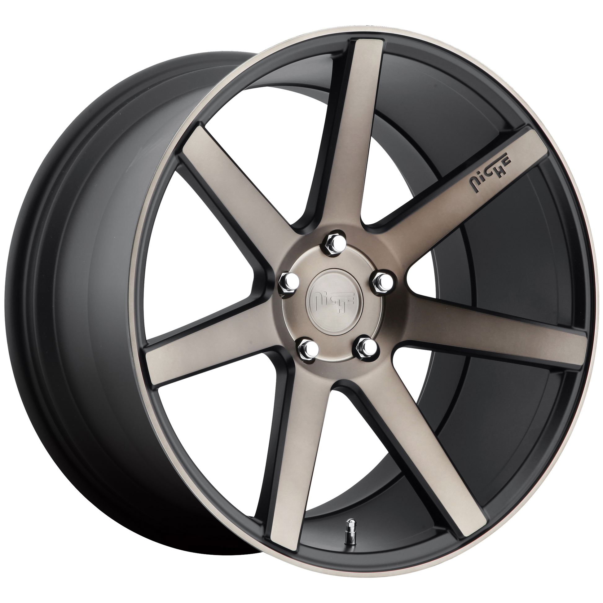 Niche 1PC M150 VERONA 17x8 40 5x114.3/5x4.5 MATTE BLACK MACHINED