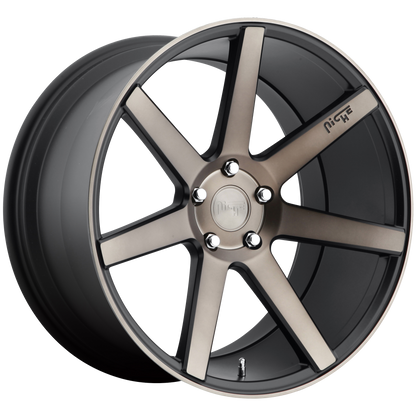 Niche 1PC M150 VERONA 20X9 25 5X112 MATTE BLACK MACHINED