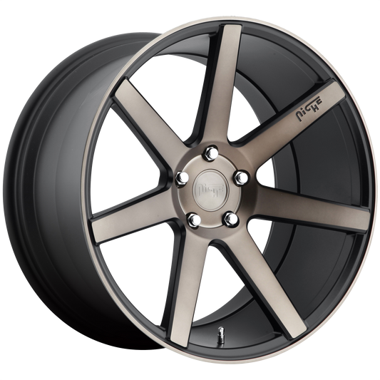 Niche 1PC M150 VERONA 20X9 25 5X112 MATTE BLACK MACHINED