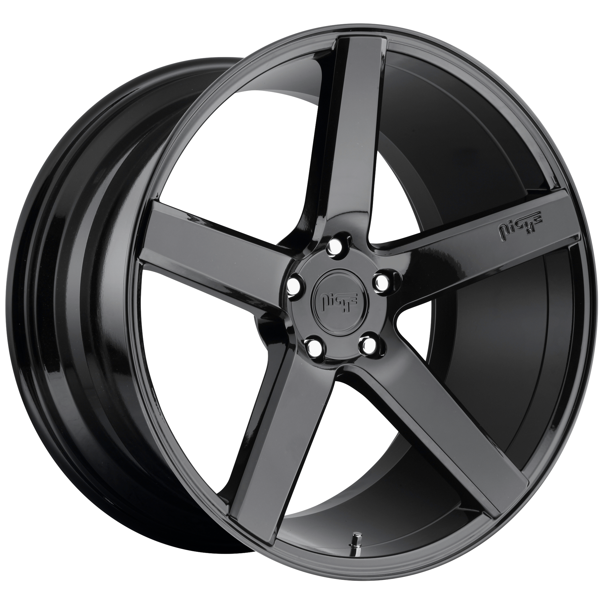 Niche 1PC M188 MILAN 20x8.5 35 5x114.3/5x4.5 GLOSS BLACK